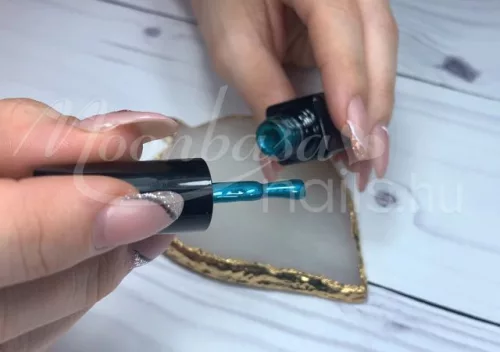 Lac gel Tiger Eye 5ml #816 Violet-verde inchis