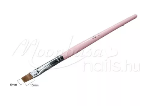 Pensulă plată pentru gel  Z020-10 Roz pal