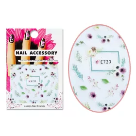 Autocolant cu efect acrilic 3D  E723 Modele florale