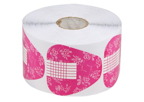 Műköröm sablon 500 db #008 Rózsaszín