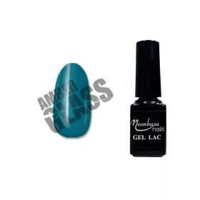  Lac gel pentru unghii in sticlă chihlimbarie 5ml #468 Acvamarin inchis