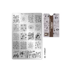 Placă de stampilare - Moyra  #69 Forest
