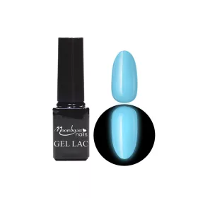 Lac gel fosforescent 5ml #639 Albastru deschis