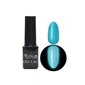 Lac gel fosforescent 5ml #644 Albastru turcoaz deschis