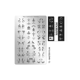 Placă de stampilare - Moyra  #72 Master plan