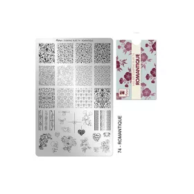 Placă de stampilare - Moyra  #74 Romantique