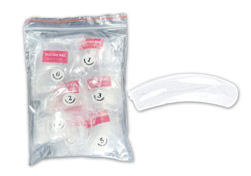 Műköröm Nail tip csomag 500db #010-C Karvaly - átlátszó