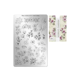 Placă de stampilare - Moyra  #75grădina Norka