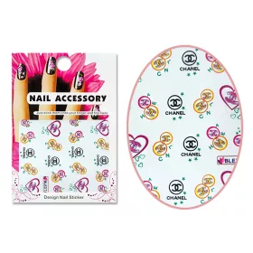 Autocolant cu efect acrilic  BLE-0378 Love Chanel