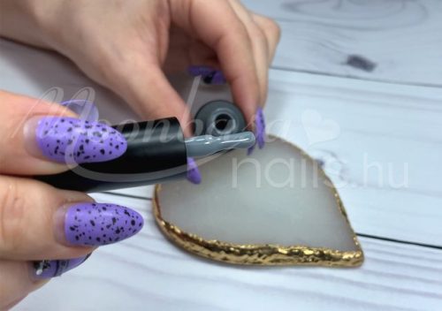 Lac gel in 3 pasi 4ml #090 Storm Grey