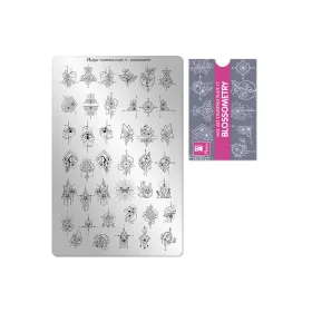 Placă de stampilare - Moyra  #077 Blossometry