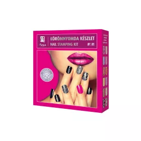 Set de stampilare pentru unghii Moyra nr. 1 