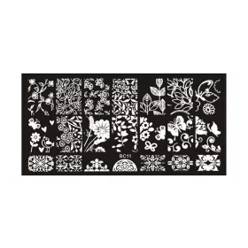 Placă pentru stampilare unghii 6x12cm BC11 
