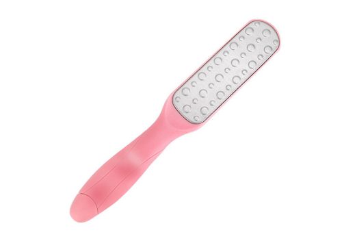 Kétoldalú rozsdamentes fém pedikűr reszelő  #2023-R Rose