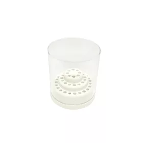   Cutie de depozitare pentru capete de carbură, 48 bucăți #016-W Alb