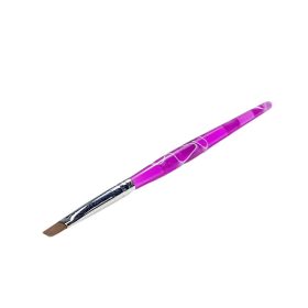 Pensulă plată pentru gel  Z002-10 Violet