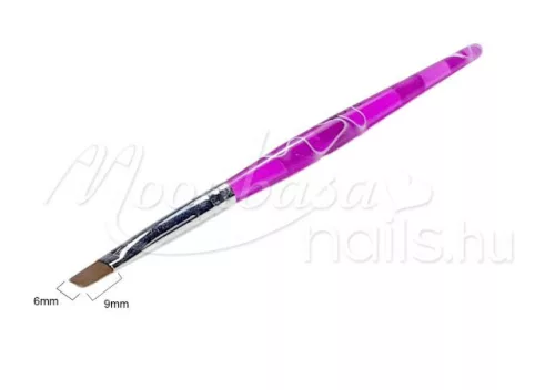 Pensulă plată pentru gel  Z002-10 Violet