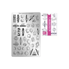 Placă de stampilare - Moyra  #93 Blossometry 2