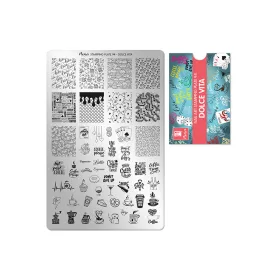 Placă de stampilare - Moyra  #94 Dolce vita