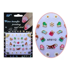 Autocolant cu efect acrilic  XF6112 Crăciun magic