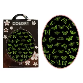   Autocolante autoadezive pentru unghii  - fosforescent  CY-009 