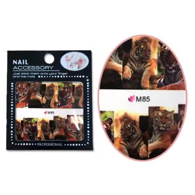 Autocolant cu efect acrilic  M85 Tigru