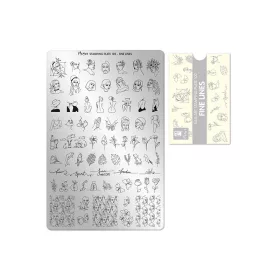 Placă de stampilare - Moyra  #102 Fine lines