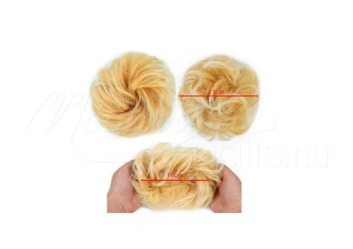 Cofonă/impletitură din cauciuc  #A302Q5-144T613 Blond auriu