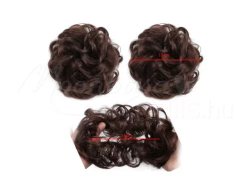 Elastic pentru păr/coadă de cal  #A302Q5-33 Cafeniu castaniu