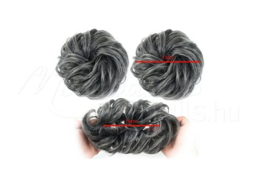 Elastic de păr/coadă de cal din cauciuc  #A302Q5-1TDimgray Gri marmorat