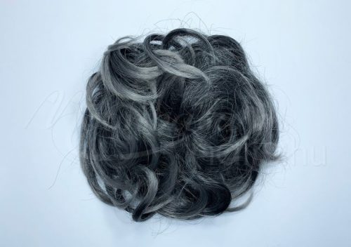 Elastic de păr/coadă de cal din cauciuc  #A302Q5-1TDimgray Gri marmorat