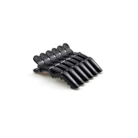 Clame pentru păr tip aligator, 6 bucăți  Negru