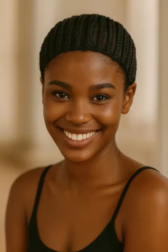 Plasă de păr crosetată pentru perucă #203 Negru