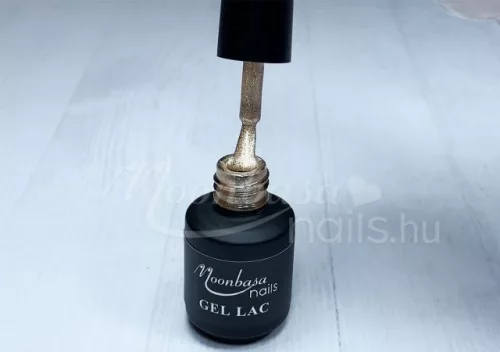 Gel lac 6ml #028 Auriu deschis cu sclipici