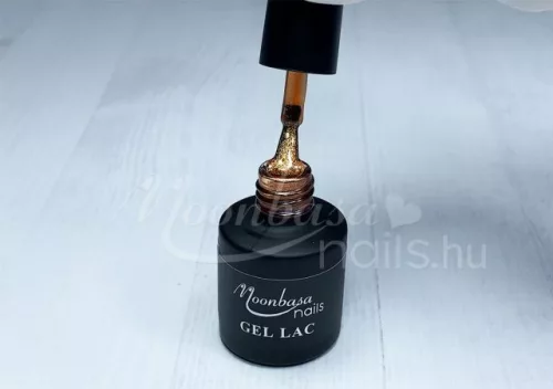 Gel lac 6ml #032 Portocaliu cu sclipici