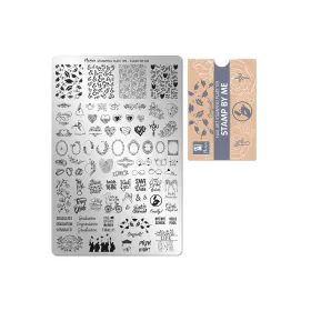 Placă de stampilare - Moyra  #109 stanțată de mine