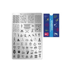 Placă de stampilare - Moyra  #108 Campion