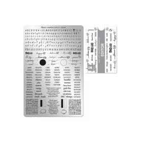 Placă de stampilare - Moyra  #111 Editor