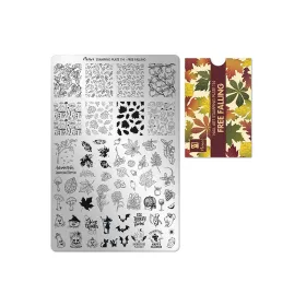 Placă de stampilare - Moyra  #114 Free falling