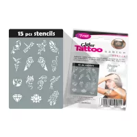 Kituri de șabloane pentru tatuaje cu sclipici