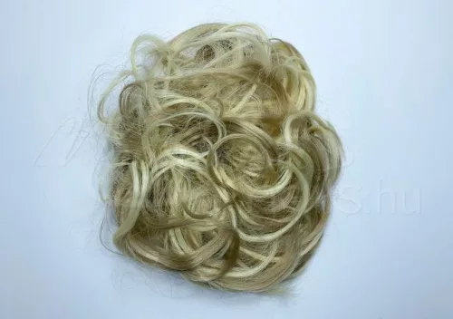 Elastic de cauciuc pentru păr/panglică pentru coadă  #A302Q5-14H613 Blond cu reflexe