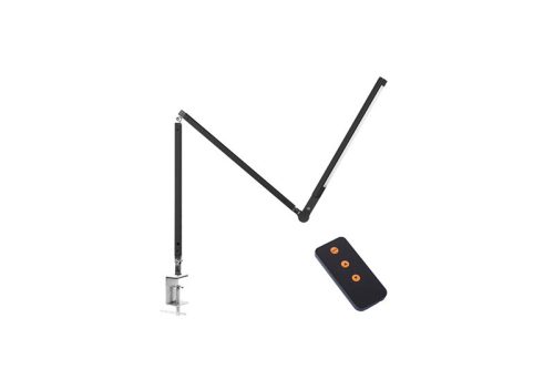 Rögzíthető asztali lámpa távkapcsolóval 10W led MSP-55 Fekete