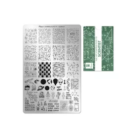 Placă de stampilare - Moyra  #119 Scientist