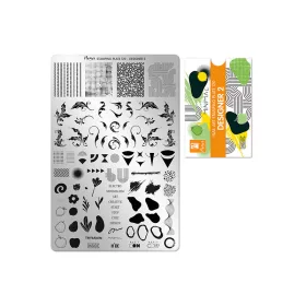 Placă de stampilare - Moyra  #120 Designer 2