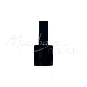   Sticluță pentru lac de unghii plată 7 ml #010-B Negru lucios