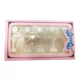   Suport magnetic decorativ pentru vârfuri Moonbasanails   Alb