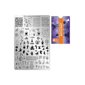 Placă de stampilare - Moyra  #126 Witchcraft