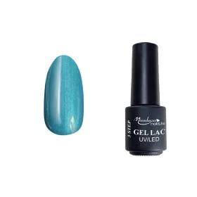 Lac gel in 3 pasi 4ml #212 Albastru cristal perlat