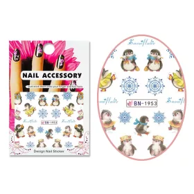   Autocolant cu efect acrilic BN-1953 Prietenii nostri de Crăciun nr. 02