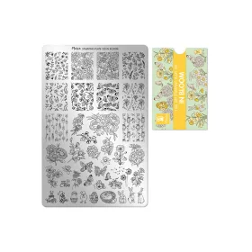 Placă de stampilare - Moyra  #130 inflorire